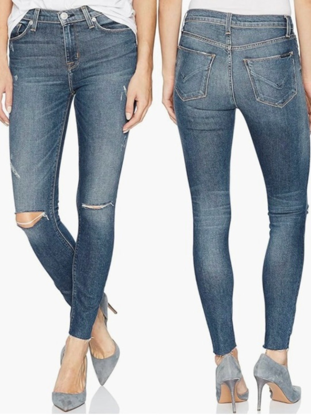 New! Hudson Barbara High Waist Super Skinny Jeans